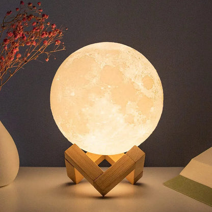 Moon Lamp LED Night Light with Stand